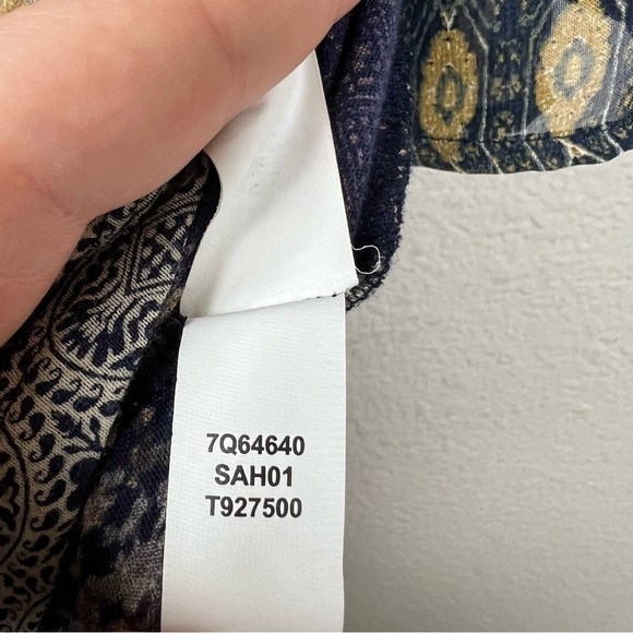 Lucky Brand Multicolor Patterned Blouse - Picture 8 of 8